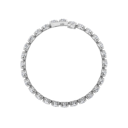 Round Shaped Lab Grown Diamond (F/VS) Bracelet in 14K Gold