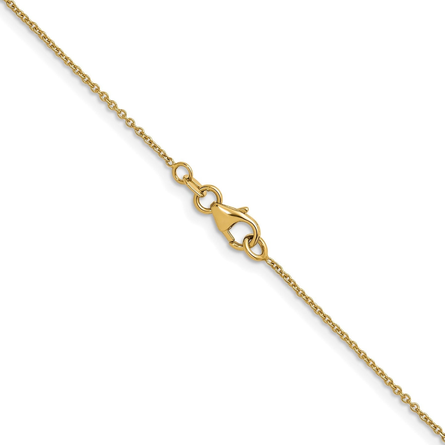 14K Lab Grown Diamond Twelve Station Necklace 1 ctw
