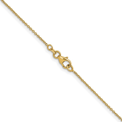 14K Lab Grown Diamond Twelve Station Necklace 1 ctw