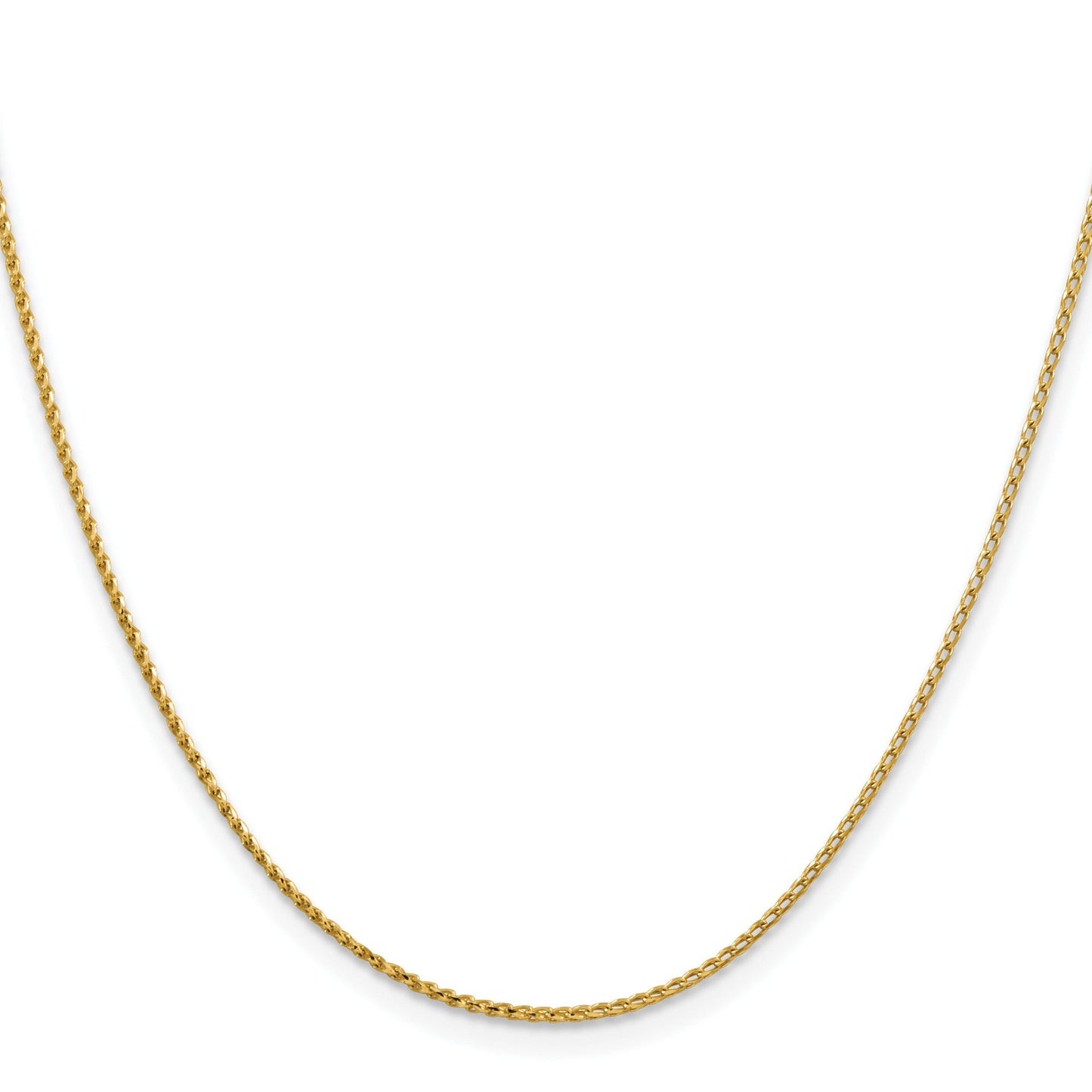14K Yellow Gold Open Franco Chain 20-inch