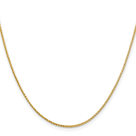 14K Yellow Gold Open Franco Chain 20-inch