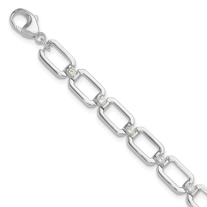 14K Gold Lab Grown Diamond Link Bracelet