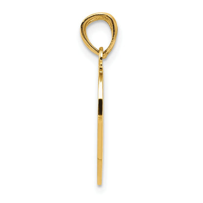 14k Solid Gold DAUGHTER-MOM Break-Apart Heart Pendant