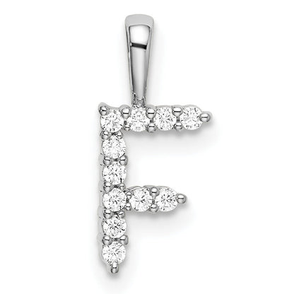 Natural Diamond Initial Pave Pendants