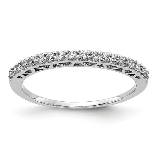 14k Gold Lab Grown Diamond Wedding Band 0.25 Ct