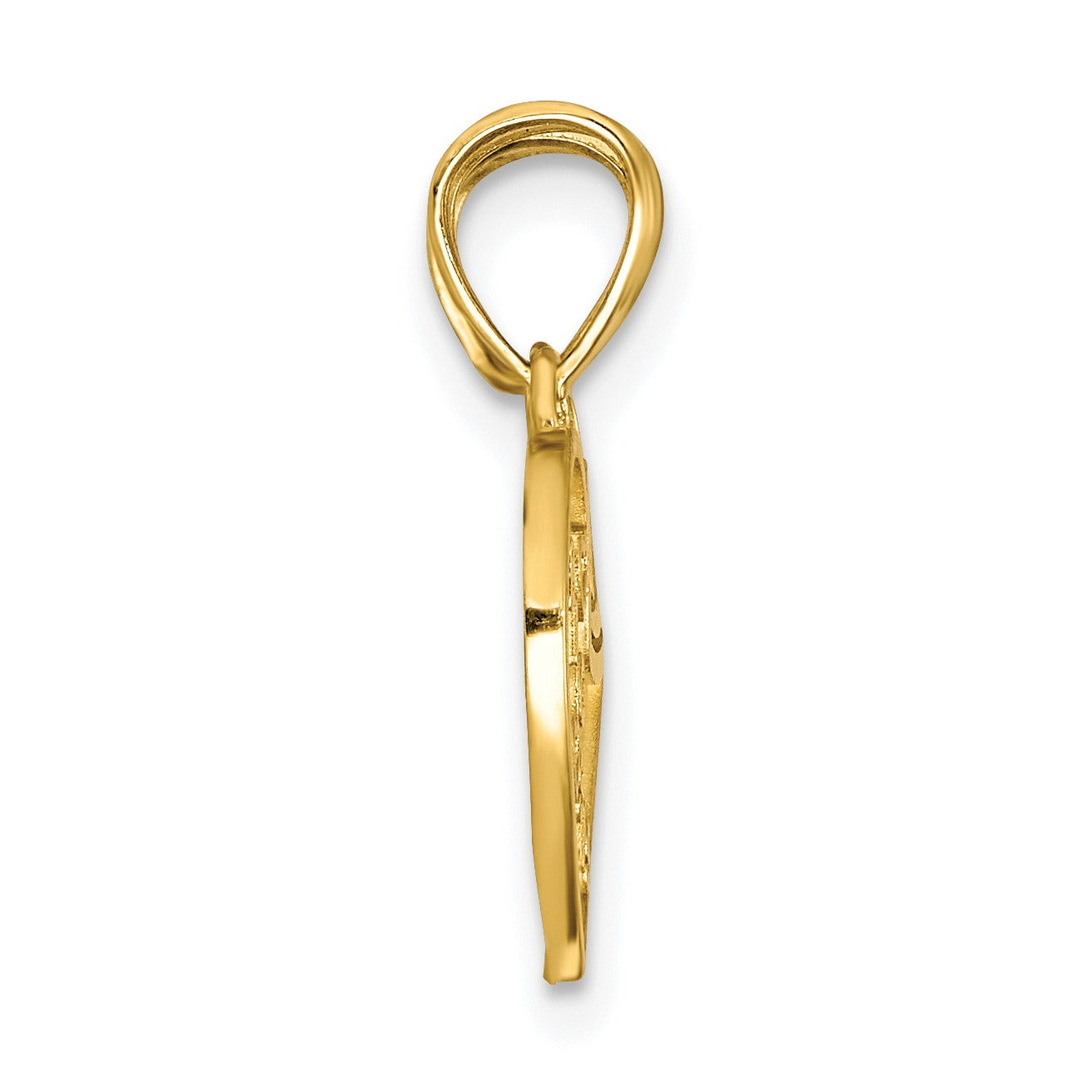 10K Real Gold 2 Sister Charm Break-Apart Pendants