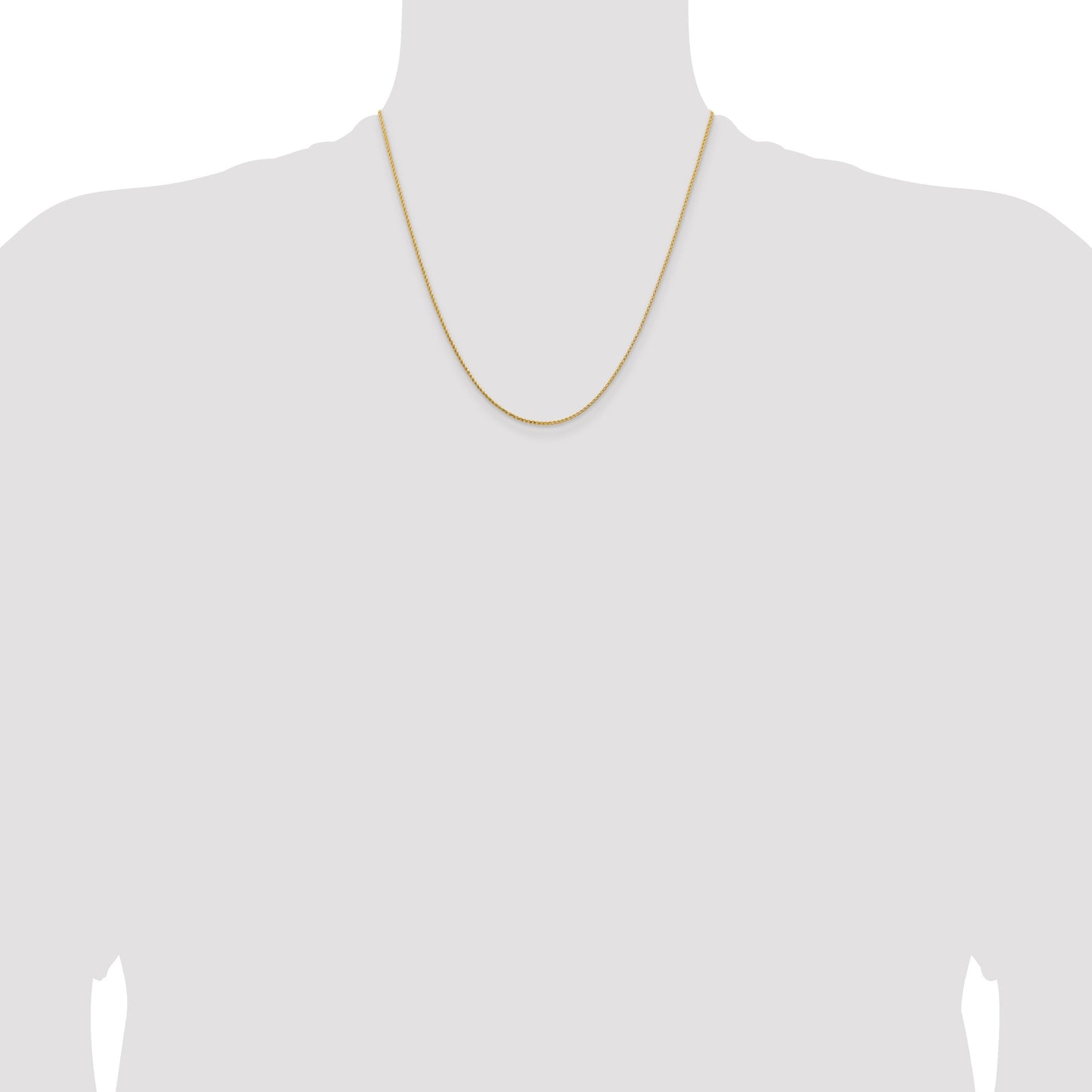 14K Yellow Gold Open Franco Chain 20-inch
