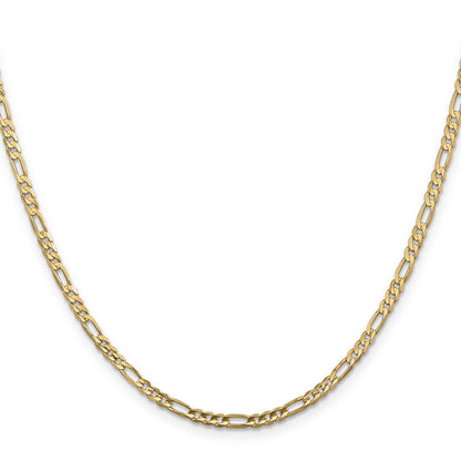 14k Yellow Gold Concave Open Chain for Men