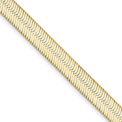 24-inch 14k Yellow Gold Silky Herringbone Chain