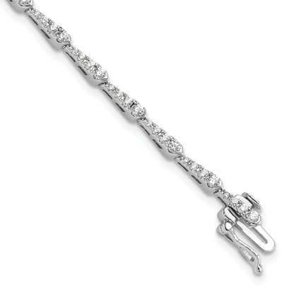 14K Yellow Gold 1/2 carat Lab Grown Diamond Fashion Bracelet