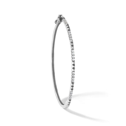 14K Gold Lab Grown Diamond Bangle Bracelets