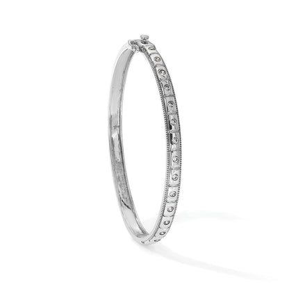 14K Gold 1/2 carat Lab Grown Diamond Bangle Bracelet