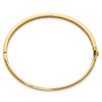 14K Gold Lab Grown Diamond Bangle Bracelet