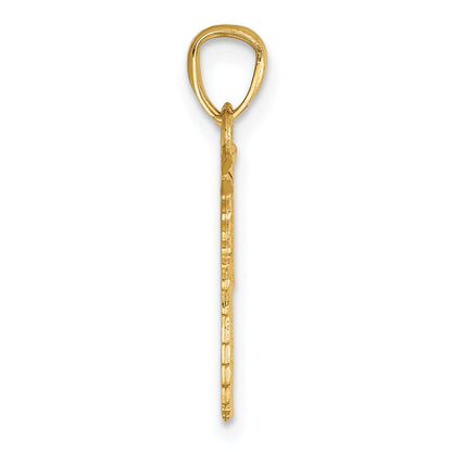 14k Gold Two-Piece Break-Apart Wings Pendant