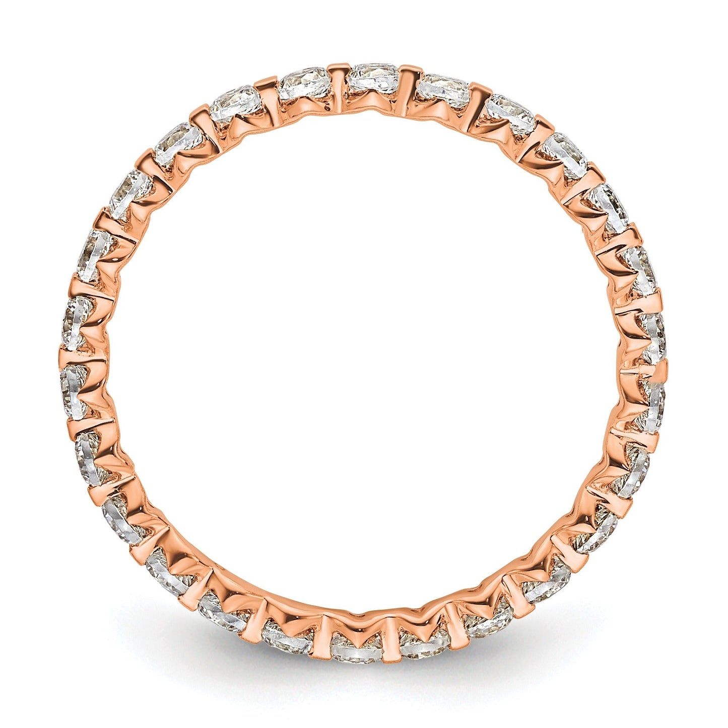 14k Gold Lab Grown Diamond Eternity Band Ring