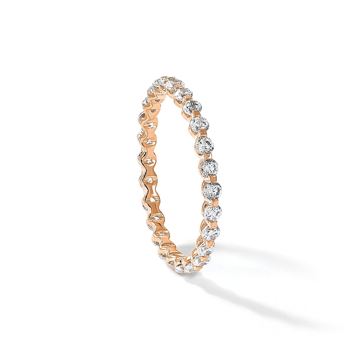 14k Gold Lab Grown Diamond Eternity Band Ring