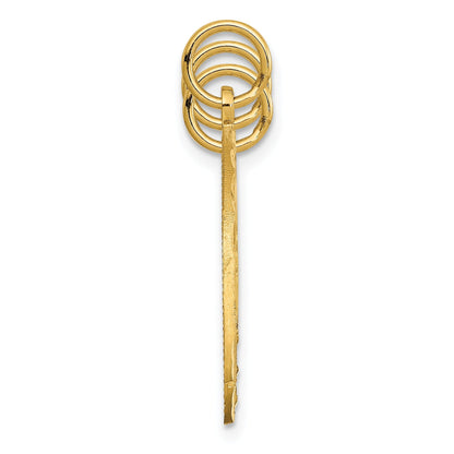 3-piece 14k Gold Best Friends Break-apart Pendant