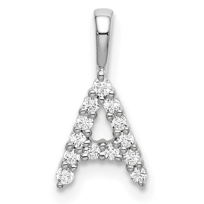 Natural Diamond Initial Pave Pendants