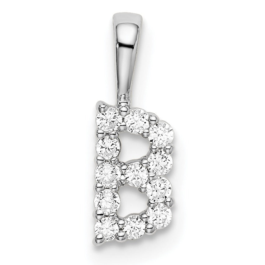 Natural Diamond Initial Pave Pendants