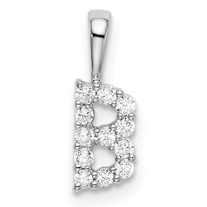 Natural Diamond Initial Pave Pendants