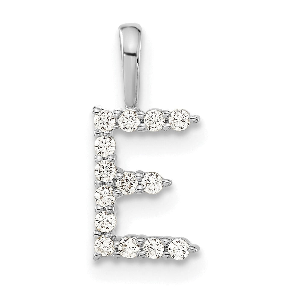 Natural Diamond Initial Pave Pendants