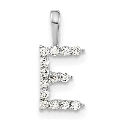 Natural Diamond Initial Pave Pendants