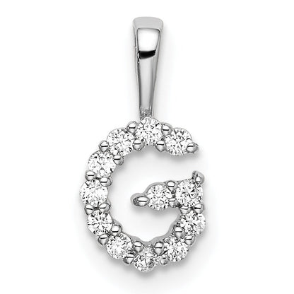 Natural Diamond Initial Pave Pendants