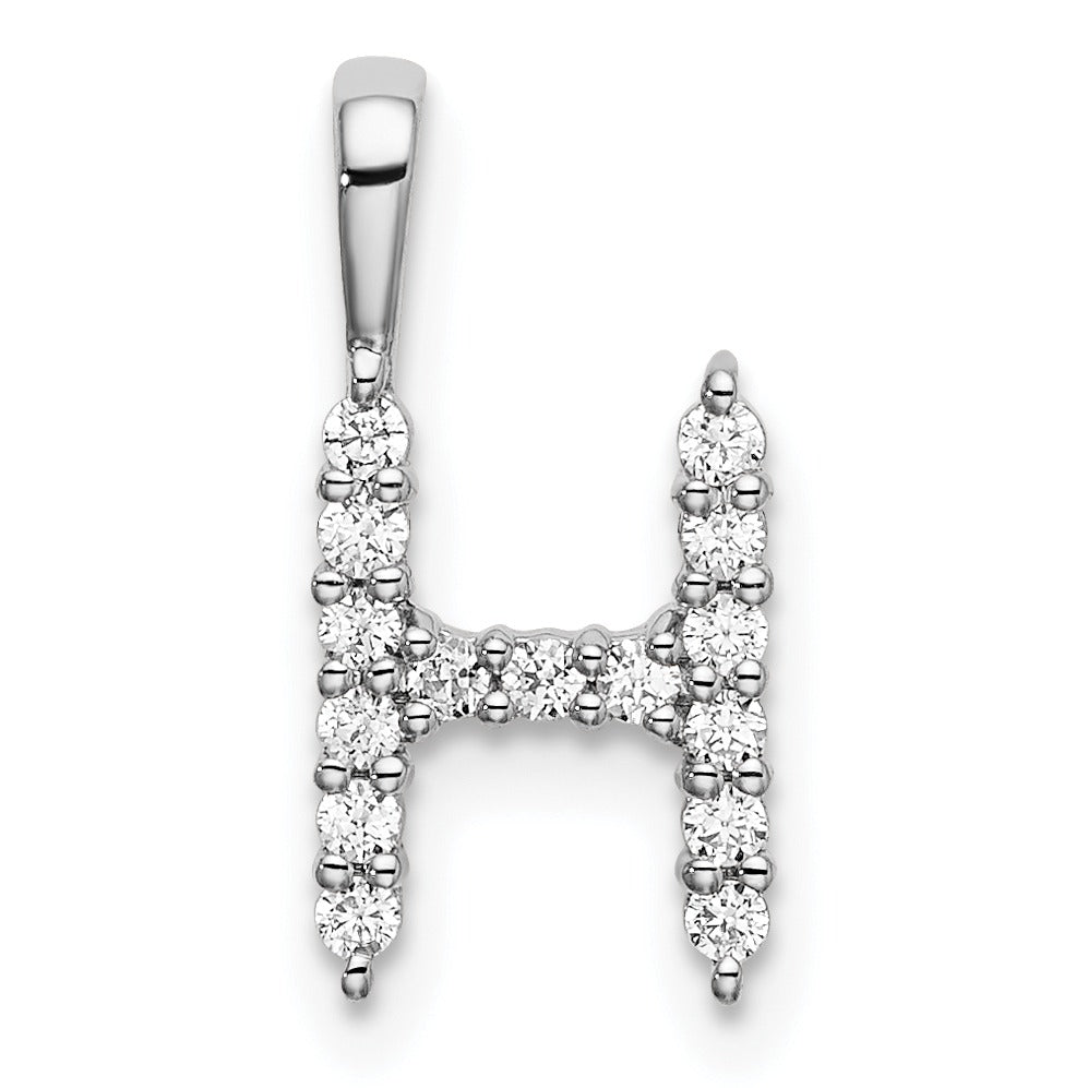 Natural Diamond Initial Pave Pendants