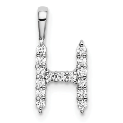 Natural Diamond Initial Pave Pendants