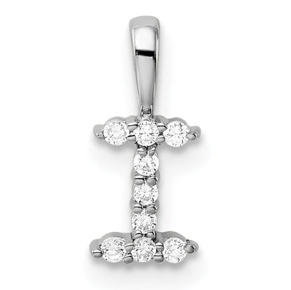 Natural Diamond Initial Pave Pendants