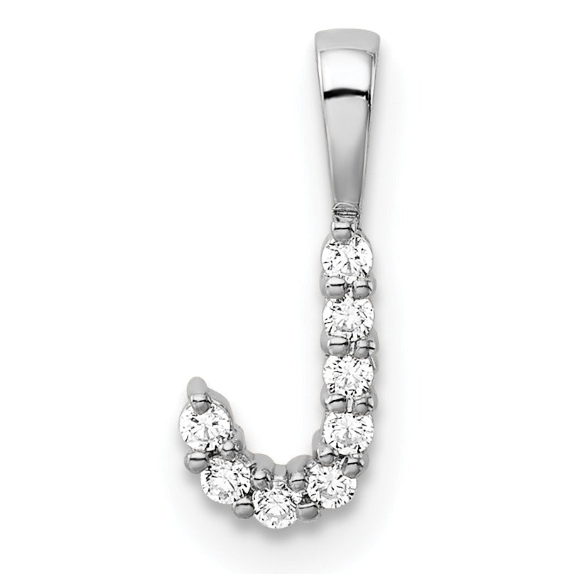 Natural Diamond Initial Pave Pendants