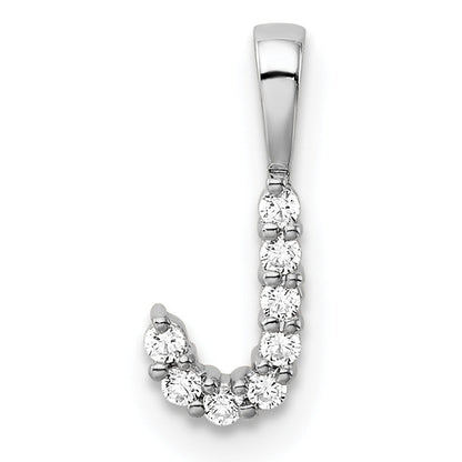 Natural Diamond Initial Pave Pendants