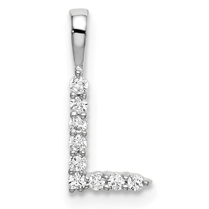 Natural Diamond Initial Pave Pendants