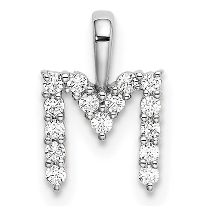 Natural Diamond Initial Pave Pendants