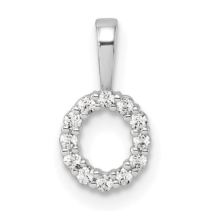 Natural Diamond Initial Pave Pendants