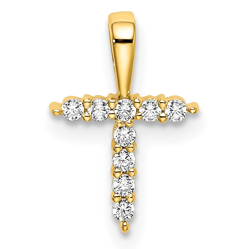 Natural Diamond Initial Pave Pendants