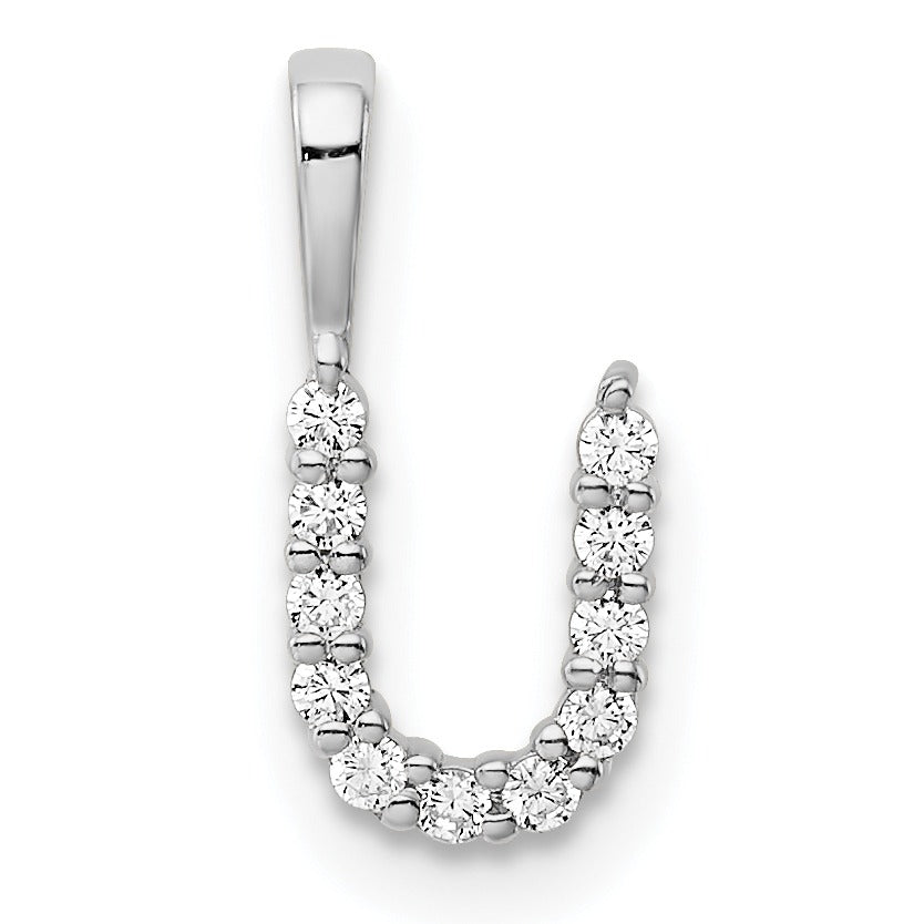 Natural Diamond Initial Pave Pendants