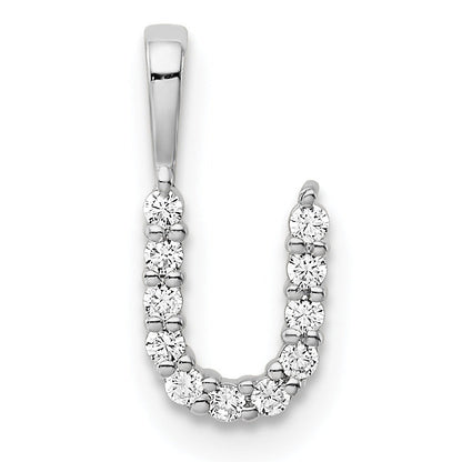 Natural Diamond Initial Pave Pendants