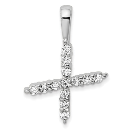 Natural Diamond Initial Pave Pendants