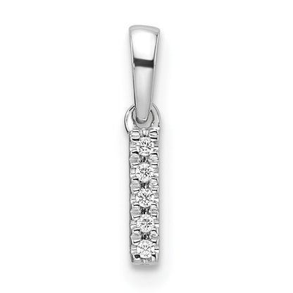Natural Diamond Initials Bail Pendants