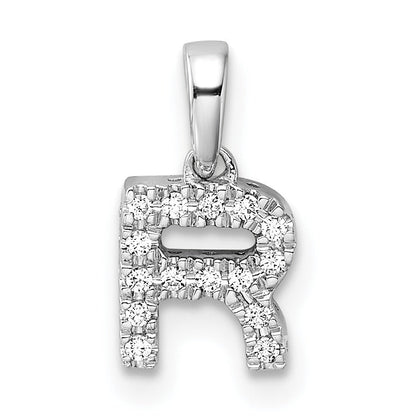 Natural Diamond Initials Bail Pendants