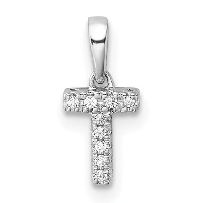 Natural Diamond Initials Bail Pendants