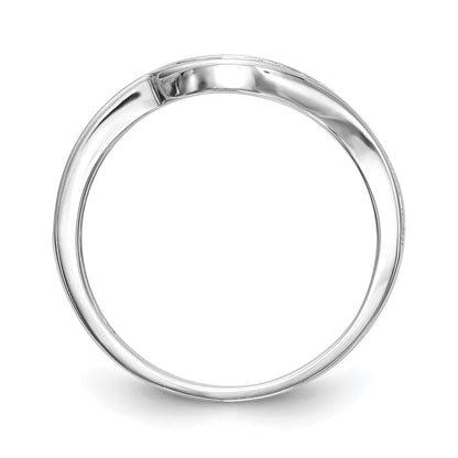 Solid 14k White Gold Lab Grown Diamond Wedding Ring 0.2 Ct