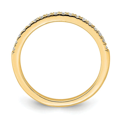 14k Gold Lab Grown Diamond Wedding Band Eternity Ring