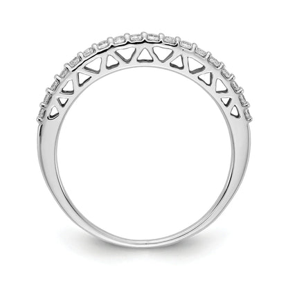 14k Gold Lab Grown Diamond Wedding Band 0.25 Ct