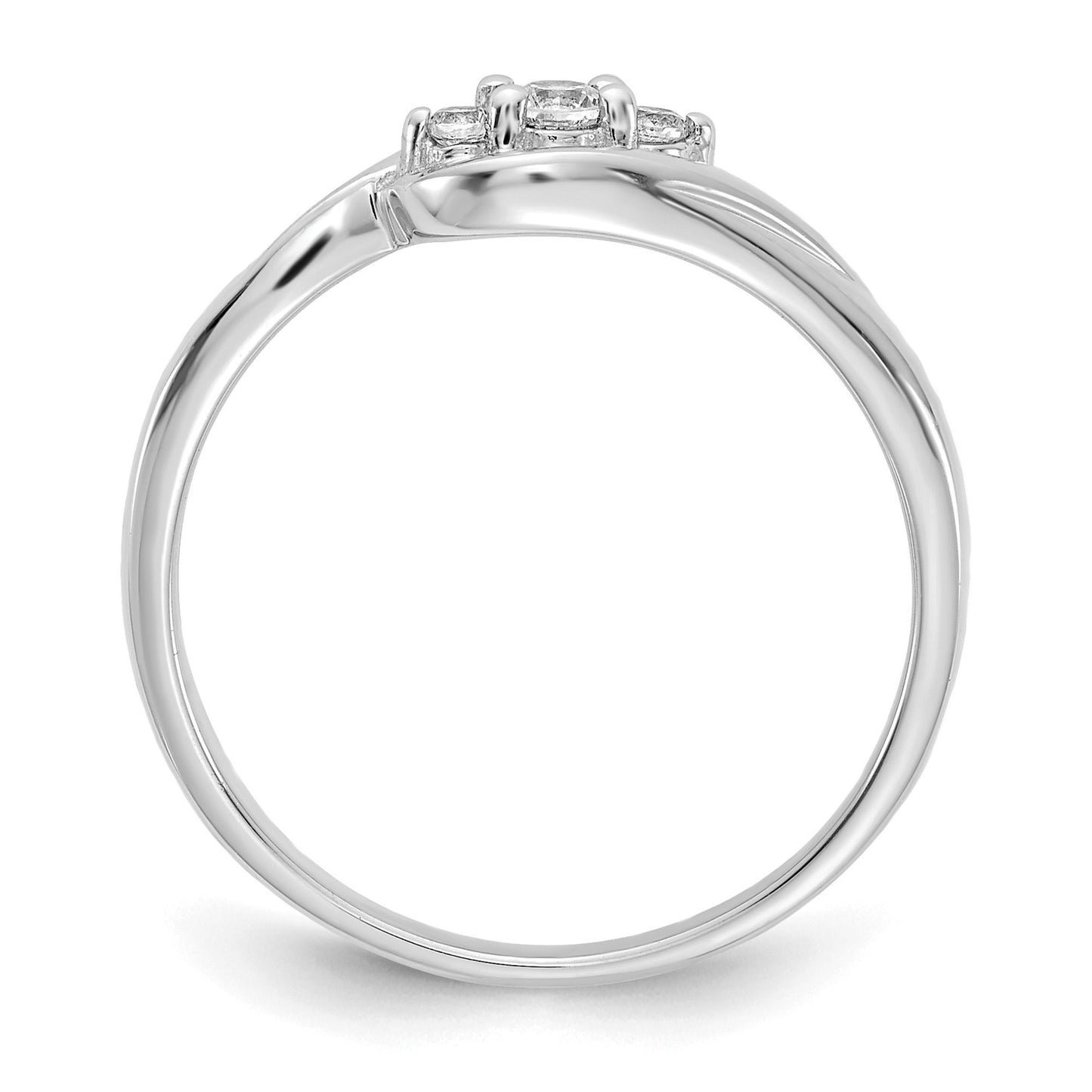 14K White Gold Lab Grown Diamond Engagement Ring