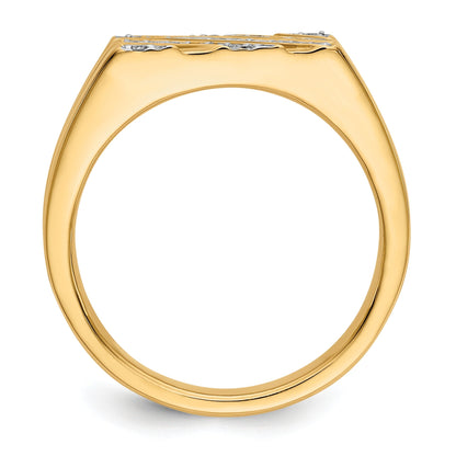 14k Gold 1/4 ct Lab Grown Diamond Men's Ring