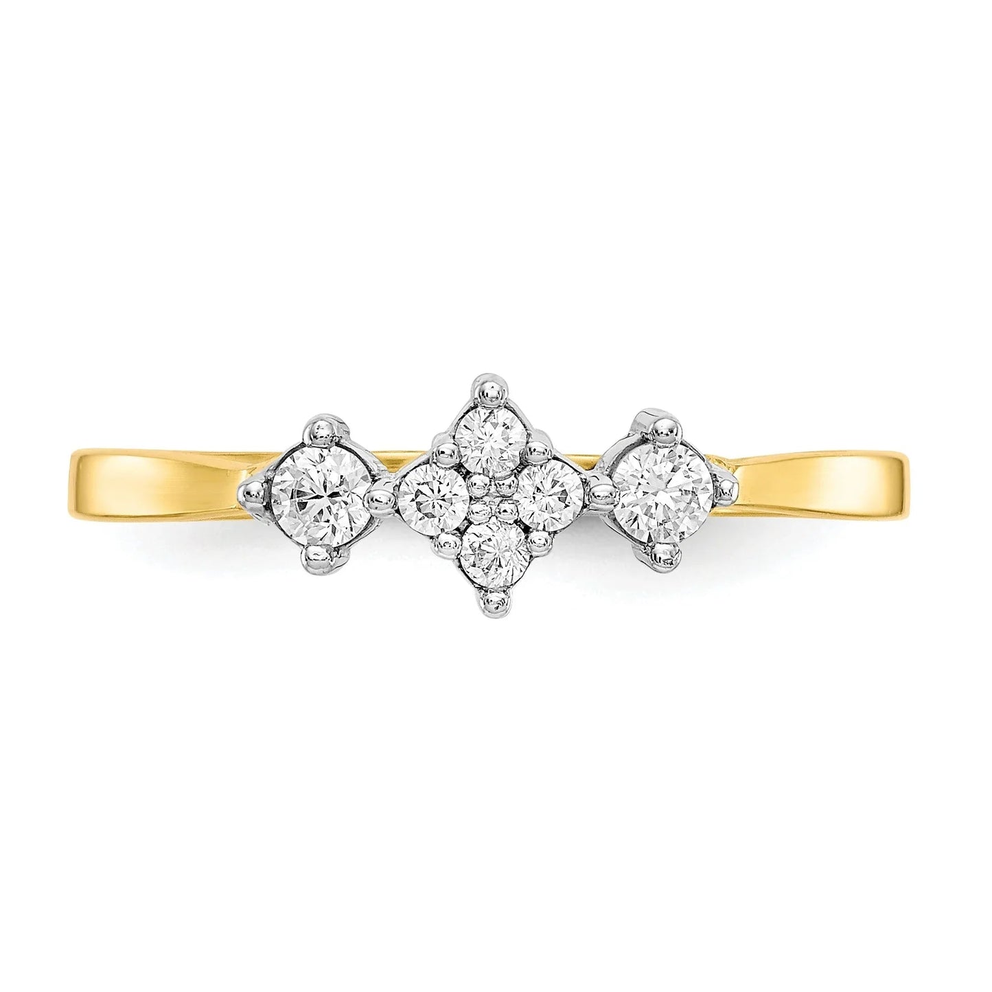 10k Gold CZ Ring