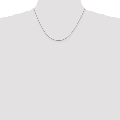 1 mm Solid Gold Box Chain 18 inch