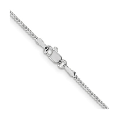 14K White Gold Franco 1.1 mm Chain 18-inch